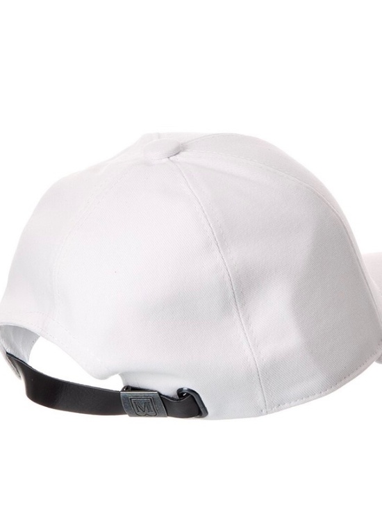 Bruno Magli Twill White Baseball Cap in L/XL - NEW
